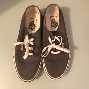 7.5 grey women’s vans almost never worn